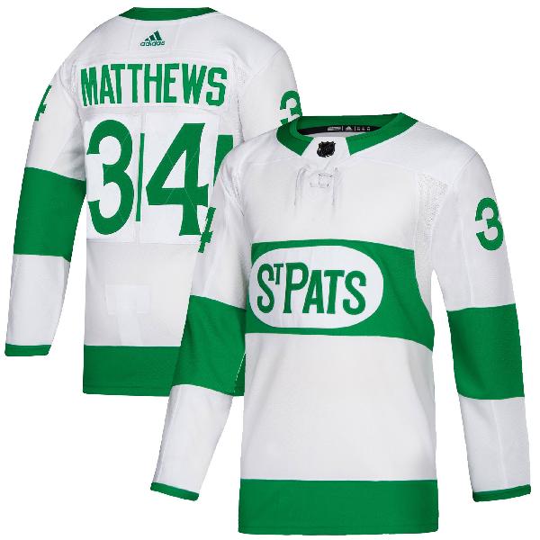 Джерси Toronto Maple Leafs MATTHEWS #34 (st. patrick's day)