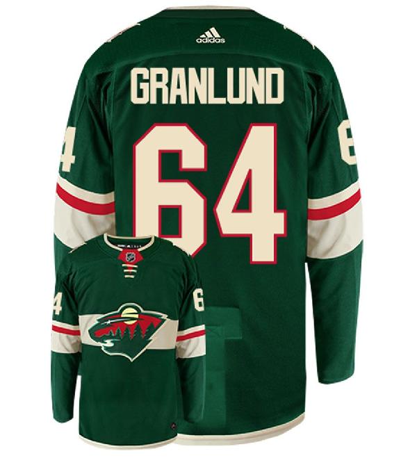 Хоккейный свитер Minnesota Wild GRANLUND #64 ( 2 ЦВЕТА)