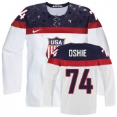 2 ЦВЕТА. Хоккейный свитер ОИ 2014 сборной США Oshie 