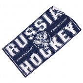Полотенце Russia Hockey сине-белое