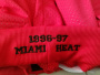 Баскетбольные шорты с карманами Miami Heat красные