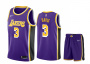 Баскетбольная форма Los Angeles Lakers DAVIS #3 фиолетовая