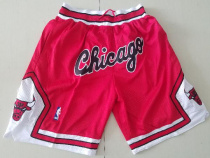 Шорты с карманами Chicago Bulls красные