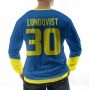 (ЛЮБАЯ ФАМИЛИЯ) Хоккейный свитшот сборной Швеции по хоккею  синий