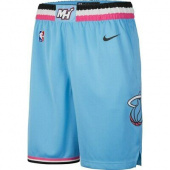 Баскетбольные шорты Майами Хит голубые
