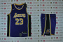 Баскетбольная форма Los Angeles Lakers фиолетовая (СВОЯ ФАМИЛИЯ)