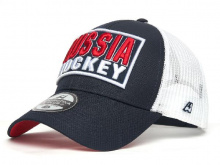 Бейсболка Russia Hockey сине-белая