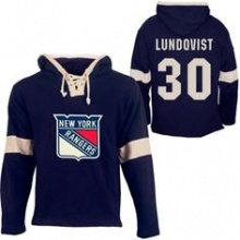 Хоккейная кофта New York Rangers Lundqvist темно-синий