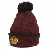 Хоккейная шапка Chicago Blackhawks с бумбоном