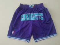 Баскетбольные шорты с карманами Charlotte Hornets