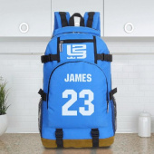 Баскетбольный рюкзак JAMES #23 голубой
