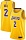 Баскетбольная майка для детей Лейкерс BALL #2 жёлтая