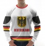 (ЛЮБАЯ ФАМИЛИЯ) Хоккейный свитшот сборной Германии по хоккею белый по выгодной цене.