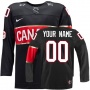 (ЛЮБАЯ ФАМИЛИЯ) Хоккейная форма ОИ 2014 Сборная Канада черная  по выгодной цене.