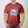 (ЛЮБАЯ ФАМИЛИЯ) Хоккейный футболка Медведи бордовая  по выгодной цене.