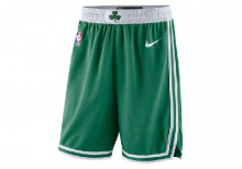 Баскетбольные шорты Бостон Селтикс зеленые