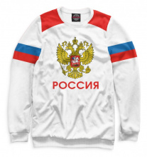 (ЛЮБАЯ ФАМИЛИЯ) Хоккейный свитшот сборной России