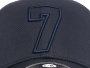 Бейсболка с номером 7 темно-синяя