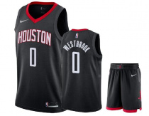 Баскетбольная форма Houston Rockets WESTBROOK #0 чёрная
