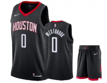 Баскетбольная форма Houston Rockets WESTBROOK #0 чёрная