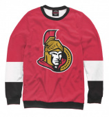 (ЛЮБАЯ ФАМИЛИЯ) Хоккейный свитшот Ottawa Senators