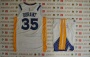 Баскетбольная форма для детей NBA Golden State Warriors DURANT #35 белая