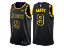 Джерси Los Angeles Lakers RONDO #9 чёрная