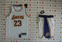 Баскетбольная форма Los Angeles Lakers белая со своей фамилией
