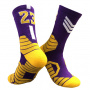 Баскетбольные носки Леброн 23 фиолетовые