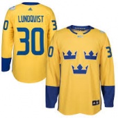 Хоккейный свитер сборной Швеции Lundqvist КМ 2016  2 цвета