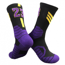 Баскетбольные носки Леброн 23 черные.