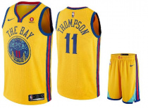 Баскетбольная форма Golden State Warriors THOMPSON #11 жёлтая