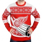 Теплый свитер НХЛ Детройт