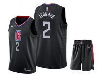 Баскетбольная форма Los Angeles Clippers LEONARD #2 чёрная