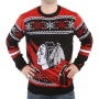 Теплый свитер НХЛ Chicago Blackhawks по выгодной цене.