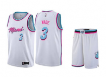 Баскетбольная форма Miami Heat Wade белая