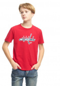 Детская хоккейная футболка Вашингтон Кэпиталз красная